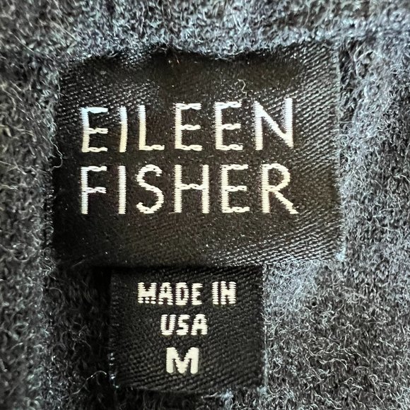 Eileen Fisher Wool Pull-On Pants In Charcoal Gray Size M - Picture 12 of 13